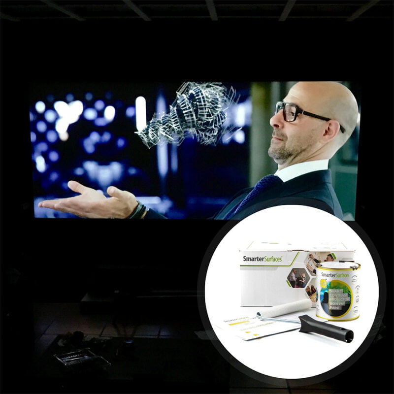 Pintura proyector alto contraste