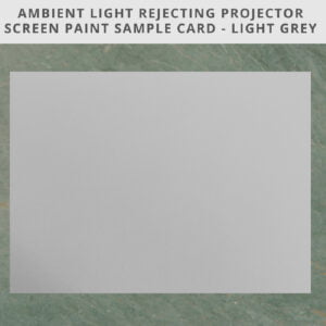 Pintura reflectante para proyector muestra tarjeta A4