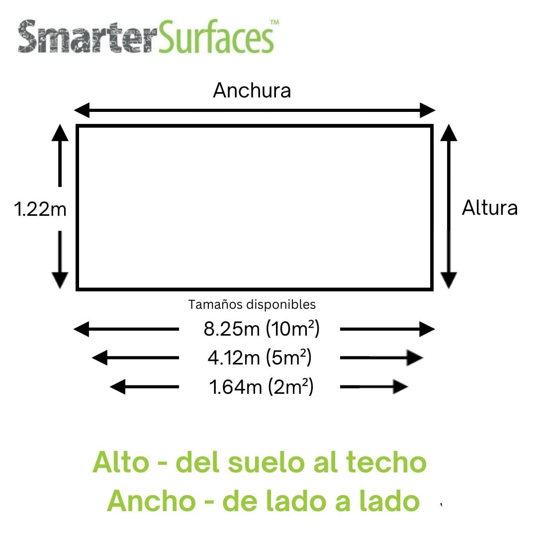 Pizarra Proyector Papel Pintado Dimensión